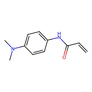 N-[4-(dimethylamino)phenyl]prop-2-enamide structure