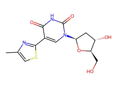 5-(3-Bromoisoxazol-5-yl)-2'-dUrd structure