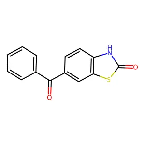 6-Benzoylbenzothiazolin-2-one structure