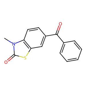 2(3H)-Benzothiazolone, 6-benzoyl-3-methyl- structure
