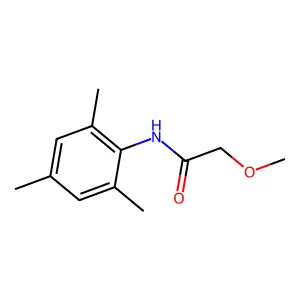 2-methoxy-N-(2,4,6-trimethylphenyl)acetamide structure