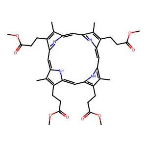 Coproporphyrin IV tetramethyl structure