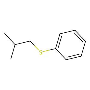 Isobutylthiobenzene structure