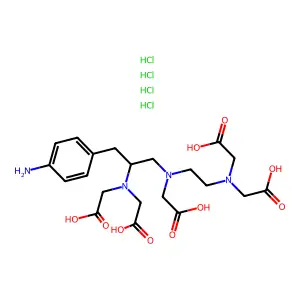 1-(4-aminobenzyl)-DTPA structure