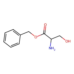 benzyl (2R)-2-amino-3-hydroxypropanoate structure
