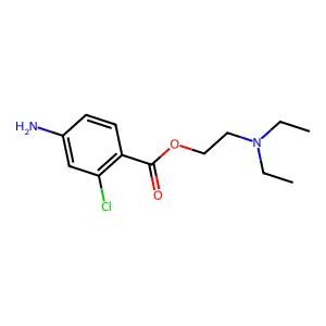 Chloroprocaine structure