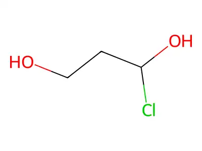 1-Chloropropane-1,3-diol structure