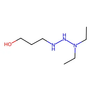 3-(2-Diethylaminohydrazinyl)propan-1-ol structure