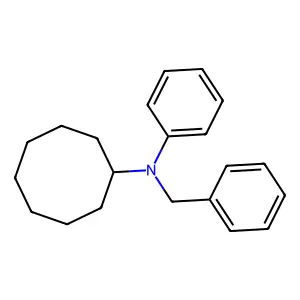 N-Benzyl-N-phenyl-cyclooctanamine structure