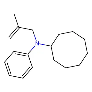 n-(2-Methylprop-2-en-1-yl)-n-phenylcyclooctanamine structure