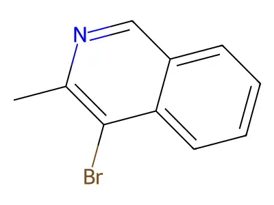 4-Bromo-3-methyl-isoquinoline structure