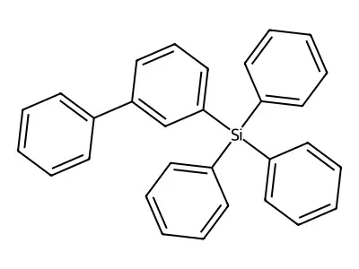 [1,1'-Biphenyl]-3-yltriphenylsilane structure