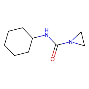 1-氮丙啶甲酰胺N-环己基 structure