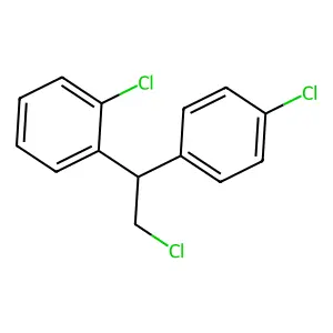 Benzene, 1-chloro-2-(2-chloro-1-(4-chlorophenyl)ethyl)- structure