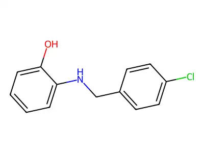 2-[(4-Chlorobenzyl)amino]phenol structure