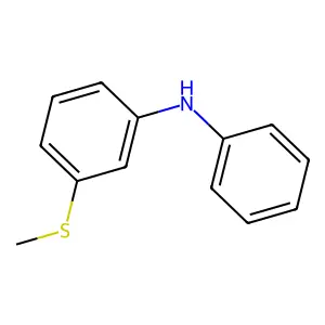 3-(甲硫基)-N-苯基苯胺 structure