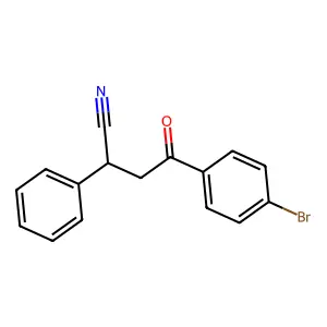 4-(4-溴苯基)-4-氧代-2-苯基丁腈 structure