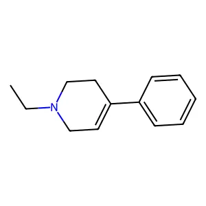 1-Ethyl-4-phenyl-1,2,3,6-tetrahydropyridine structure