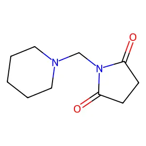 1-(Piperidin-1-ylmethyl)pyrrolidine-2,5-dione structure