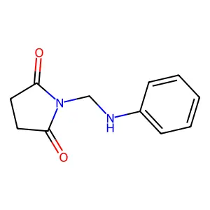 1-(Anilinomethyl)pyrrolidine-2,5-dione structure