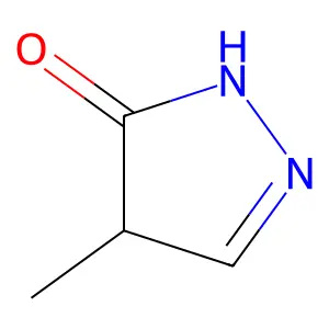 4-Methyl-2-pyrazolin-5-one structure