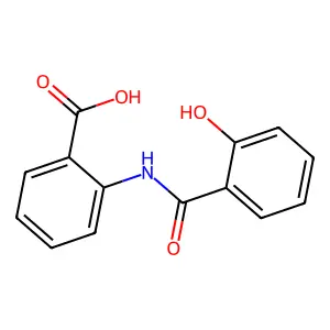 2-[(2-Hydroxybenzoyl)amino]benzoic acid structure