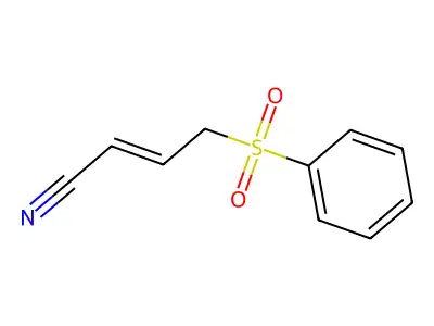 4-(Benzenesulfonyl)but-2-enenitrile structure