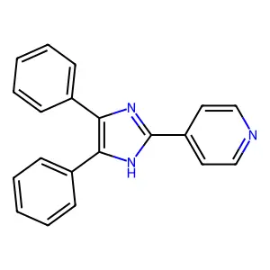 4-(4,5-diphenyl-1H-imidazol-2-yl)pyridine structure