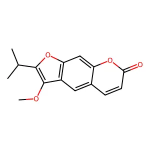 前胡素 structure