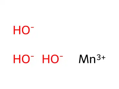 Manganese hydroxide (Mn(OH)3) structure