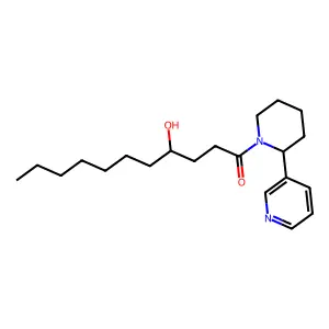 N-(4-Hydroxyundecanoyl)anabasine structure
