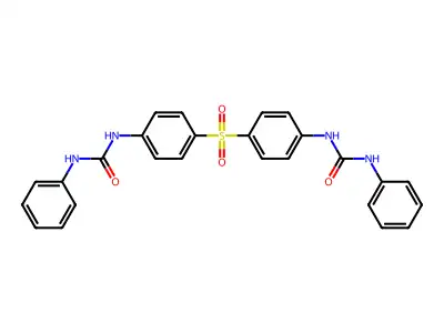 Urea, N,N''-(sulfonyldi-4,1-phenylene)bis[N'-phenyl- structure