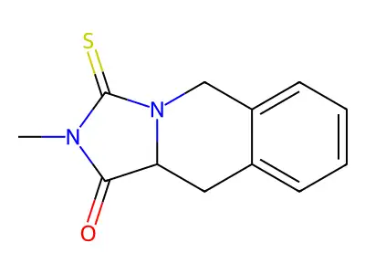 2-methyl-3-thioxo-2,3,10,10a-tetrahydroimidazo[1,5-b]isoquinolin-1(5H)-one structure