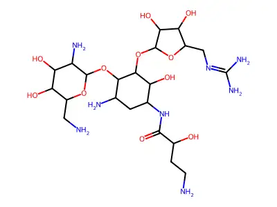 4',5''-Dideoxy-5''-guanidinbutirosin A structure