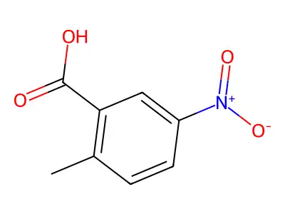 2-Methyl-5-nitrobenzoic acid structure