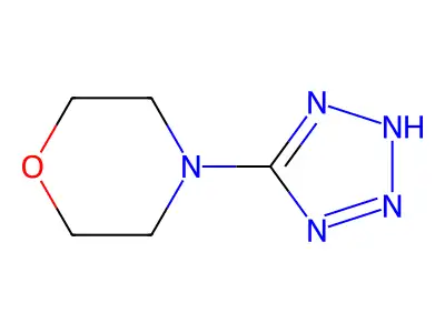 4-(2H-tetrazol-5-yl)morpholine structure
