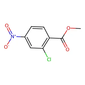 Methyl 2-chloro-4-nitrobenzoate structure