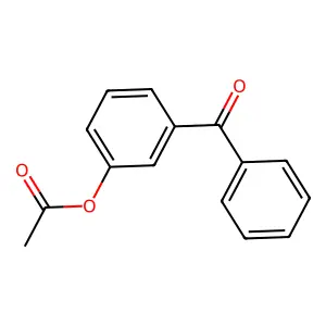 3-Acetoxybenzophenone structure