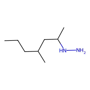 (4-Methylheptan-2-yl)hydrazine structure