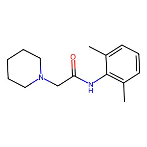 1-Piperidineacetamide, N-(2,6-dimethylphenyl)- structure