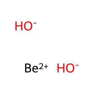 氫氧化鈹 structure