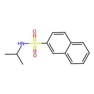 N-propan-2-ylnaphthalene-2-sulfonamide structure