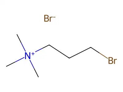1-Propanaminium, 3-bromo-N,N,N-trimethyl-, bromide (1:1) structure