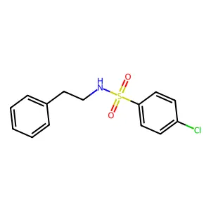 4-chloro-N-phenethylbenzenesulfonamide structure
