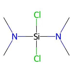 1,1-二氯-N,N,N',N'-四甲基硅二胺 structure