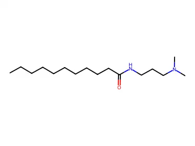 N-[3-(dimethylamino)propyl]undecanamide structure