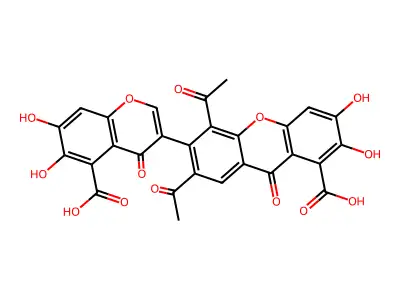 Vinaxanthone structure
