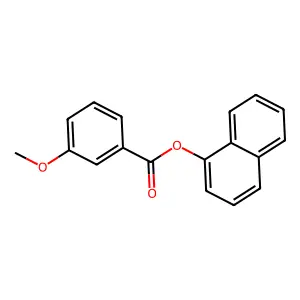 1-Naphthyl 3-methoxybenzoate structure