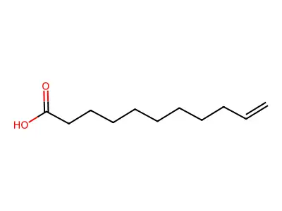 十一碳烯酸 structure