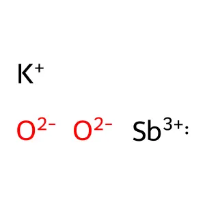 Antimony potassium oxide structure